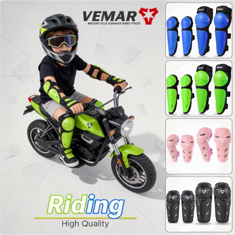 Motorcycle Gear For Kids - VEMAR Children Knee and Elbow Pads