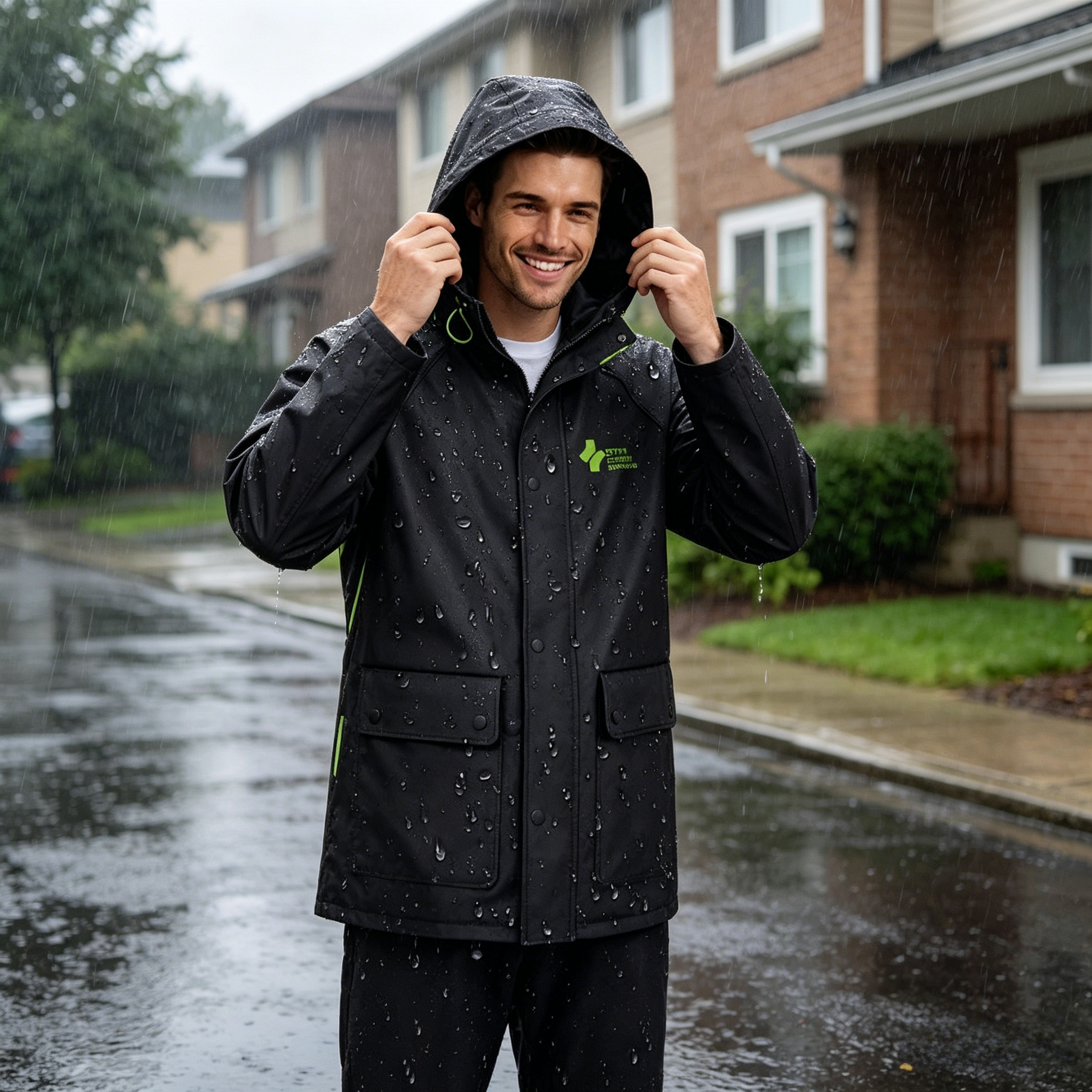 Motorcycle Gear Outfit - All Weather Waterproof Rain Gear Set