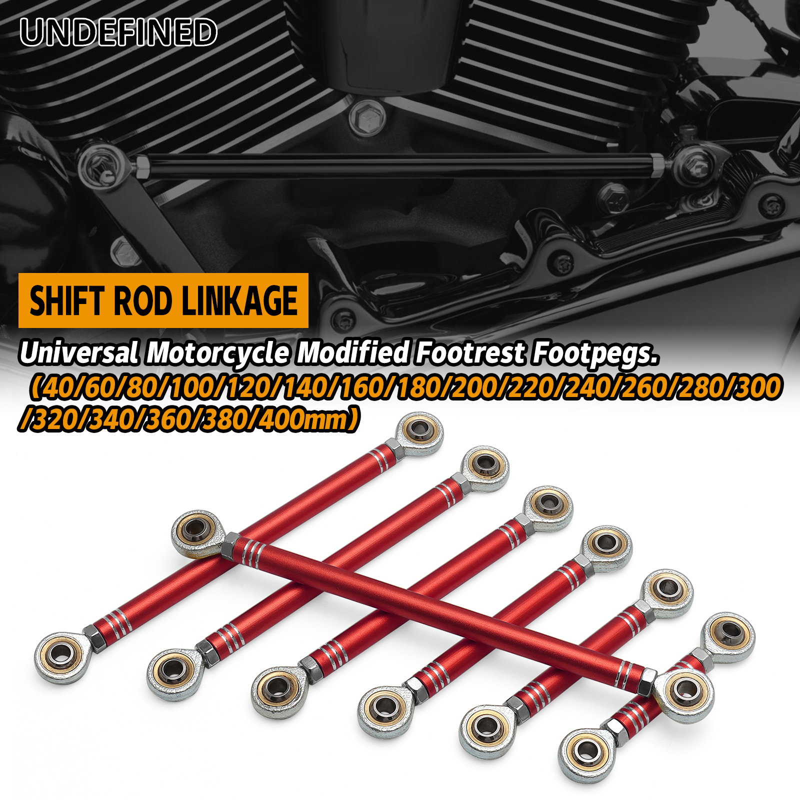 Motorcycle Gear Linkage Rod - Universal Motorcycle M6 Left-Right Side Thread