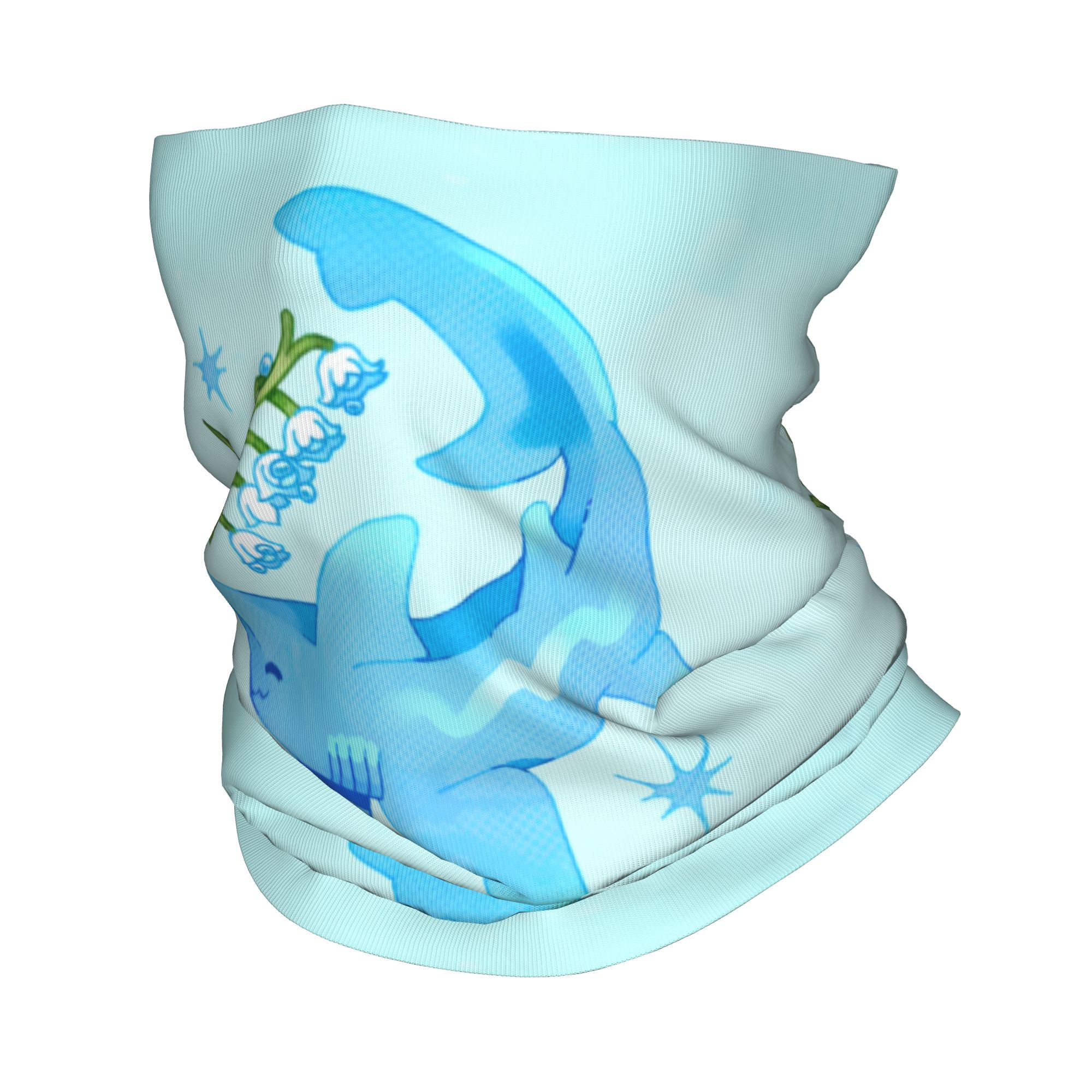 Custom 3D Illusion Fish Shark  - đánh giá và giá Neck Warmer Balaclava