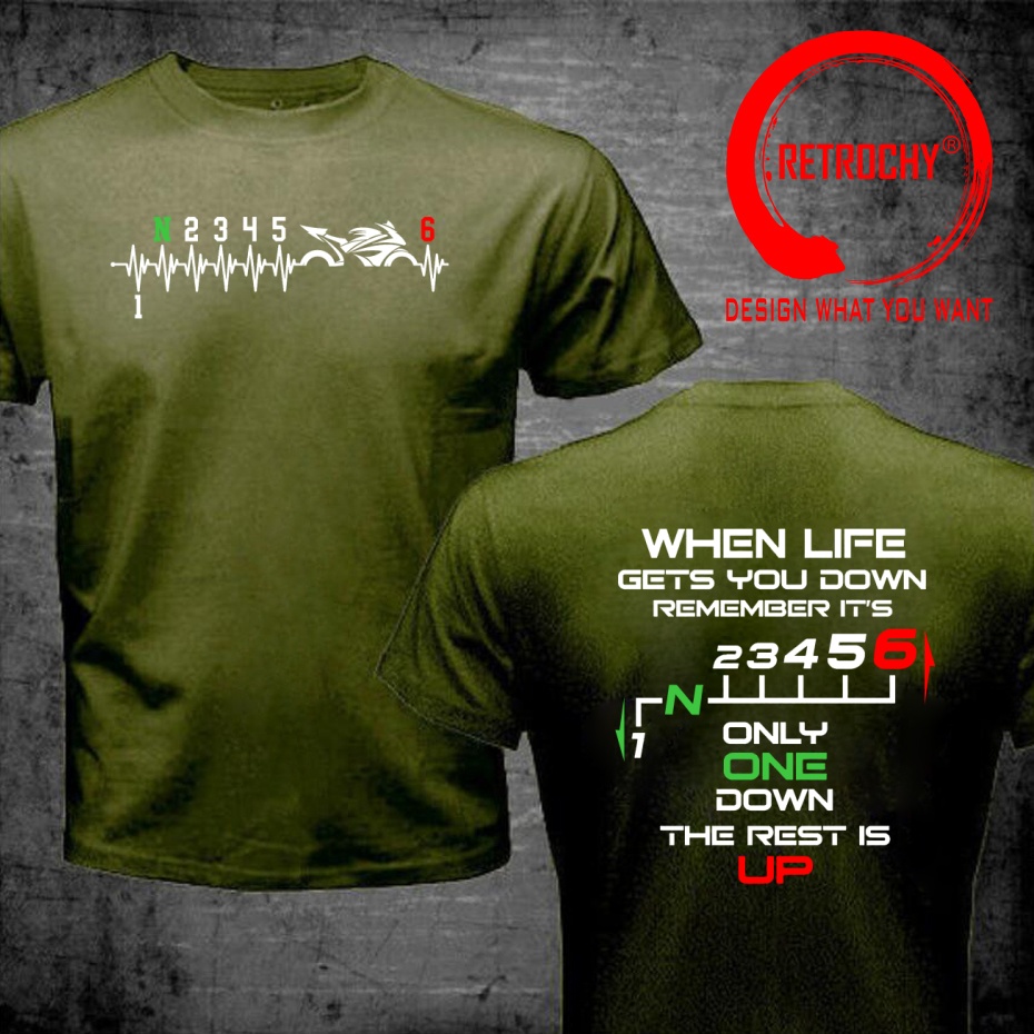Funny Design 1N23456 Heartbeat - đánh giá và giá Motorcycle Gear Up Down