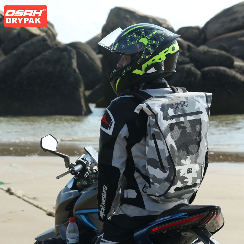 OSAH Grey Motorcycle Bag 25L L - đánh giá và giá Motorcycle Gear Wardrobe
