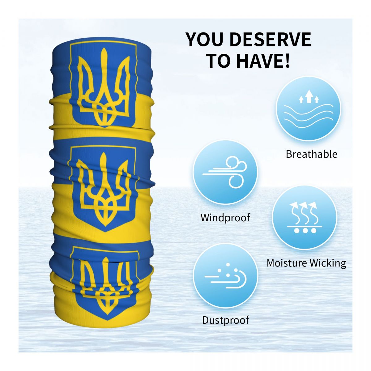 Ukraine Flag Bandana Neck Cove - đánh giá và giá Neck Warmer Balaclava