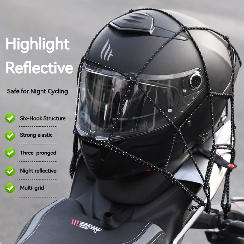 6 Hooks Luggage Net Protective - đánh giá và giá Motorcycle Gear Wardrobe