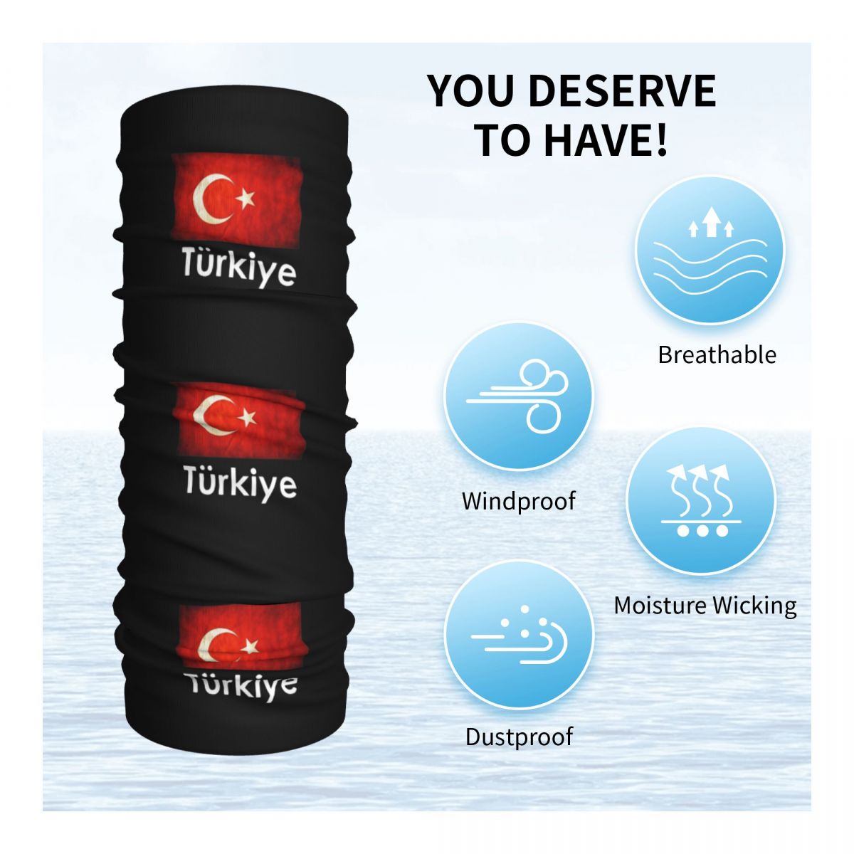 Turkiye Turkey Flag Gift Desig - đánh giá và giá Neck Warmer Balaclava