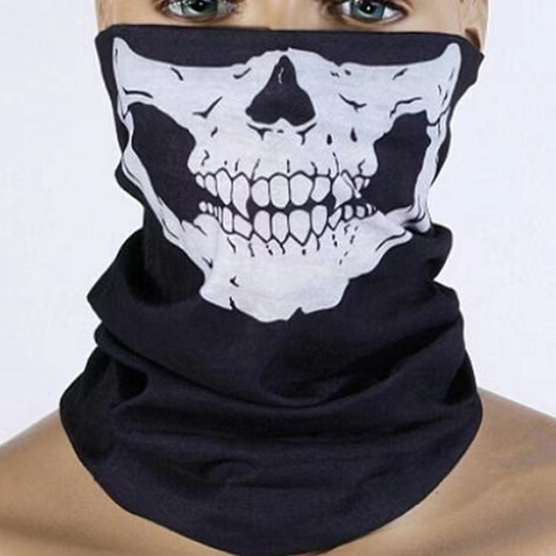 Skull Print Balaclava Face Mas - đánh giá và giá Motorcycle Gear Youtube