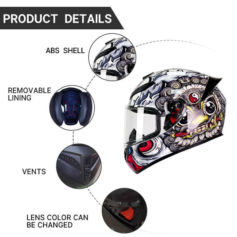 Nine-Tailed Fox Full Face Moto - đánh giá và giá Motorcycle Gear Fox