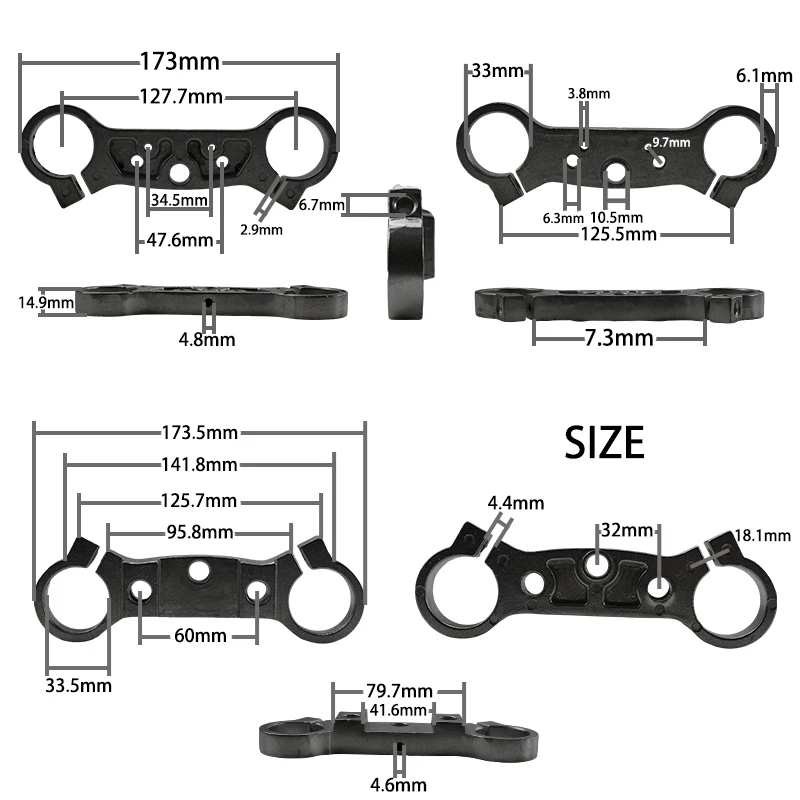 LESQUE Pit Dirt Bike Steering  - đánh giá và giá Motorcycle Gear Up Down