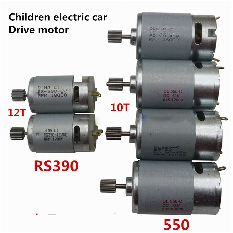 RS 390 550 Driving Motor DC 6V - đánh giá và giá Motorcycle Gear For Kids