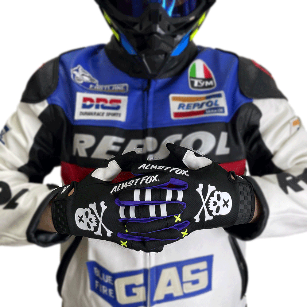 Almst Fox Skull Motorcycle Glo - đánh giá và giá Motorcycle Gear Fox